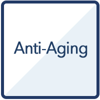 anti aging icon button